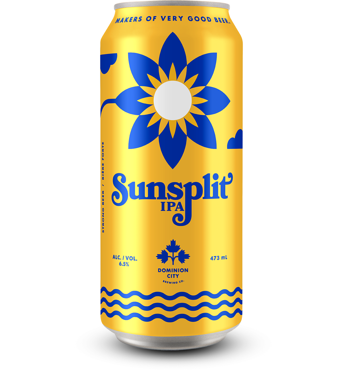 Dominion City Sunsplit IPA hazy IPA 473 mL can